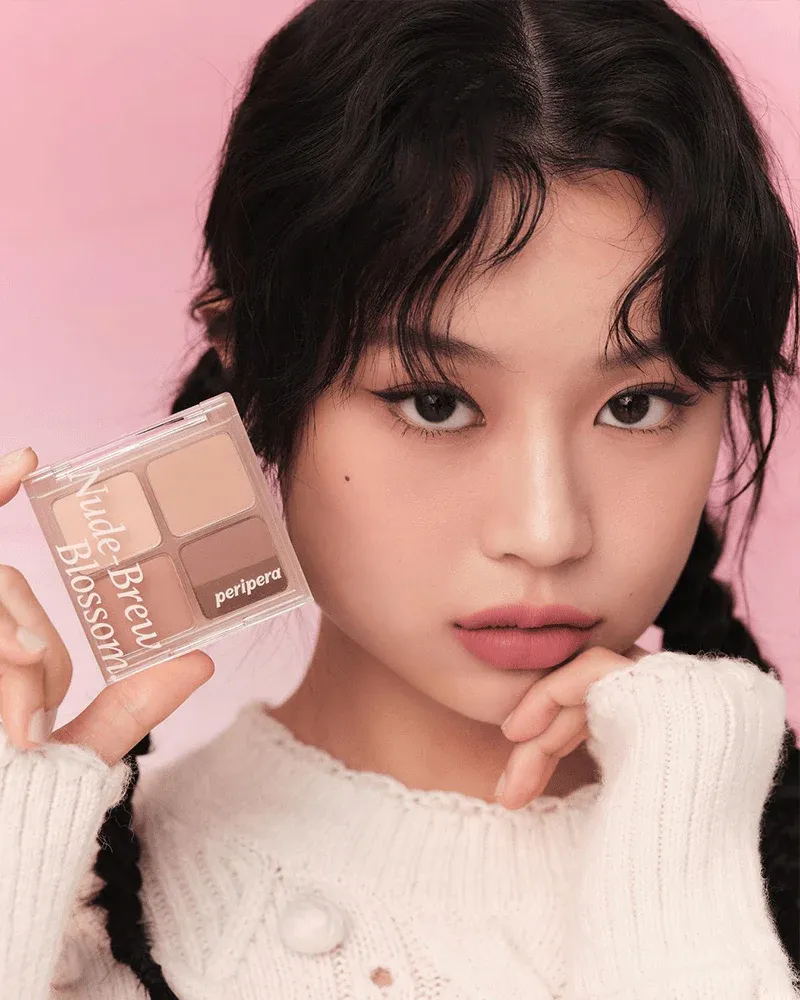 PERIPERA Ink Pocket Shadow Palette 07 Nude Brew Blossom شدو بالت