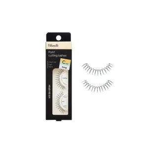 Point Cutting Lashes 01 Super Long C-curl (11mm) (2 Sets)
