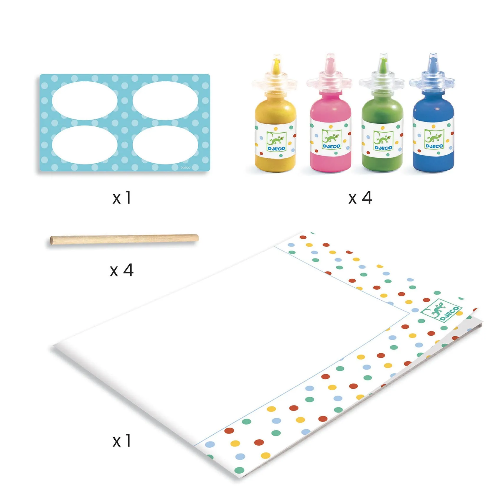 Pointillism Painting with Sticks Art Kit