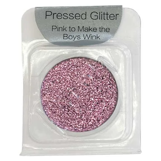 Prima Makeup Pressed Glitter Pink Multi-Tonal Eyeshadow  - Pink to Make the Boys Wink