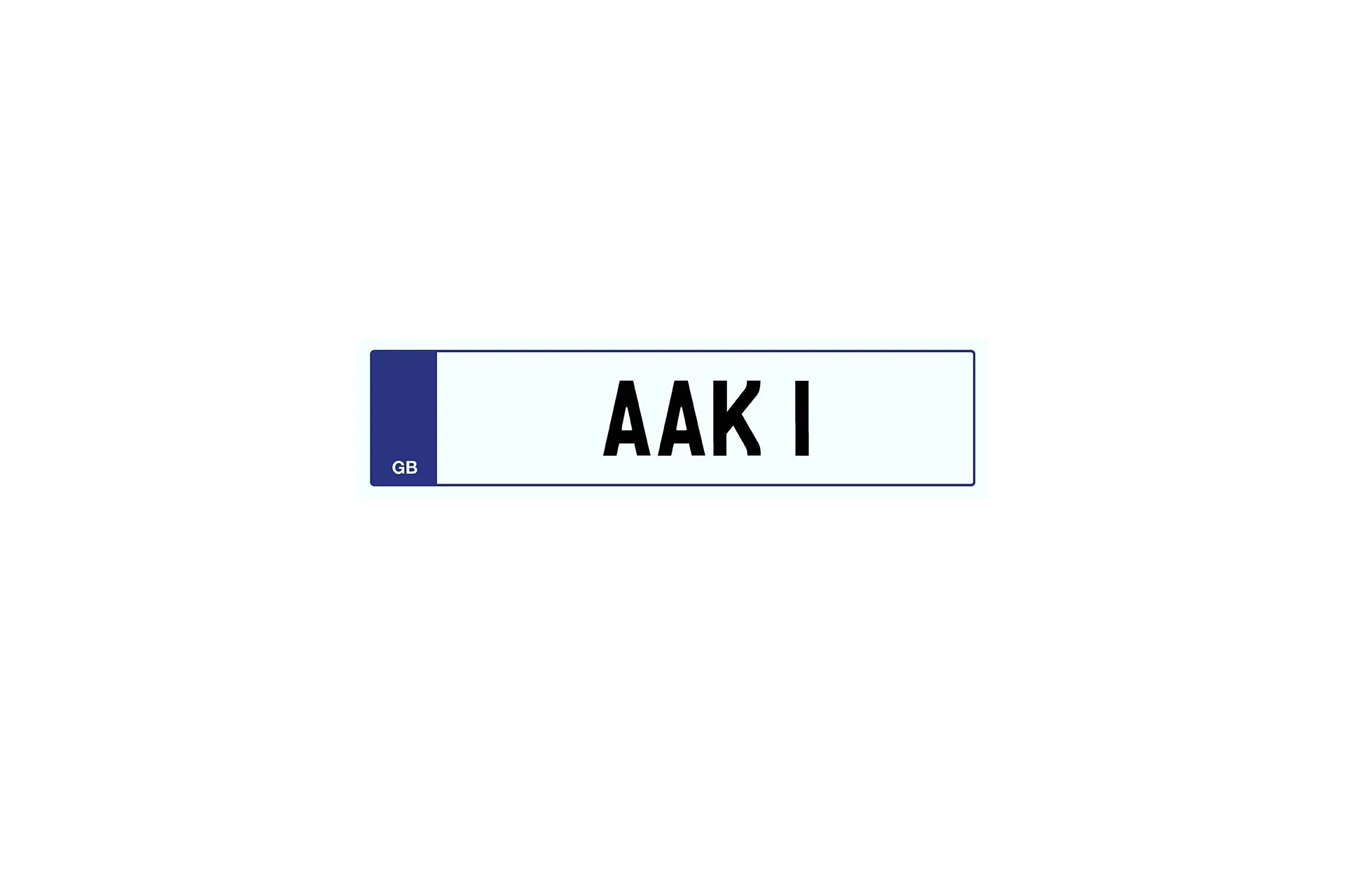 Private Plate AAK 1