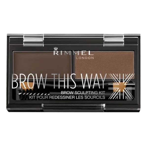 Rimmel Brow This Way Eyebrow Kit 003 Dark Brown