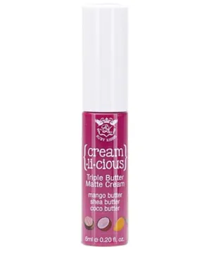RK By Kiss Cream Li Cious Triple Butter Matte Lip Cream RSMC04 Berry In Love