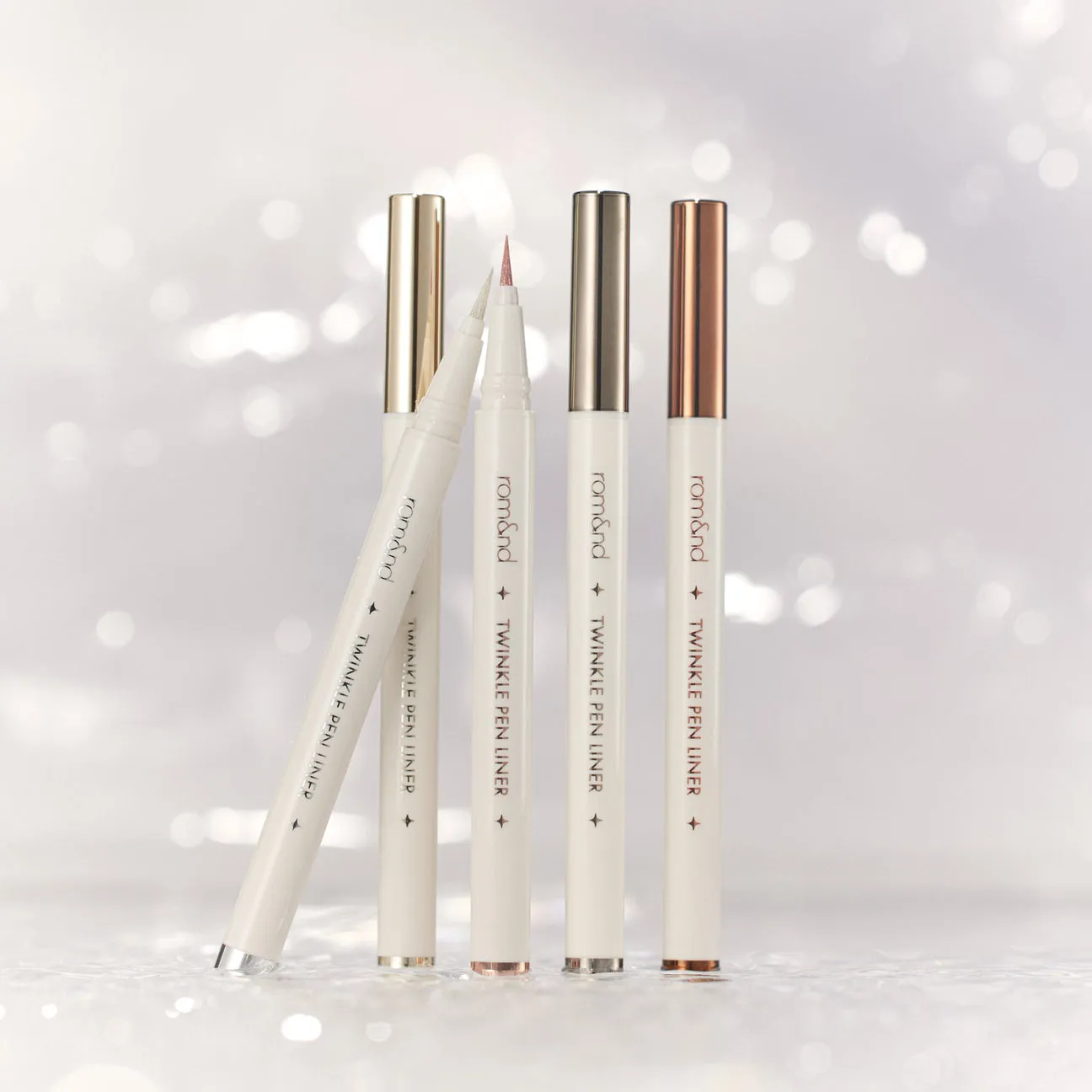ROM&ND Twinkle Pen Liner (03 Rosy Sparkle) 韩国ROM&ND 闪亮眼线液笔 (03 玫瑰闪光) 0.5g