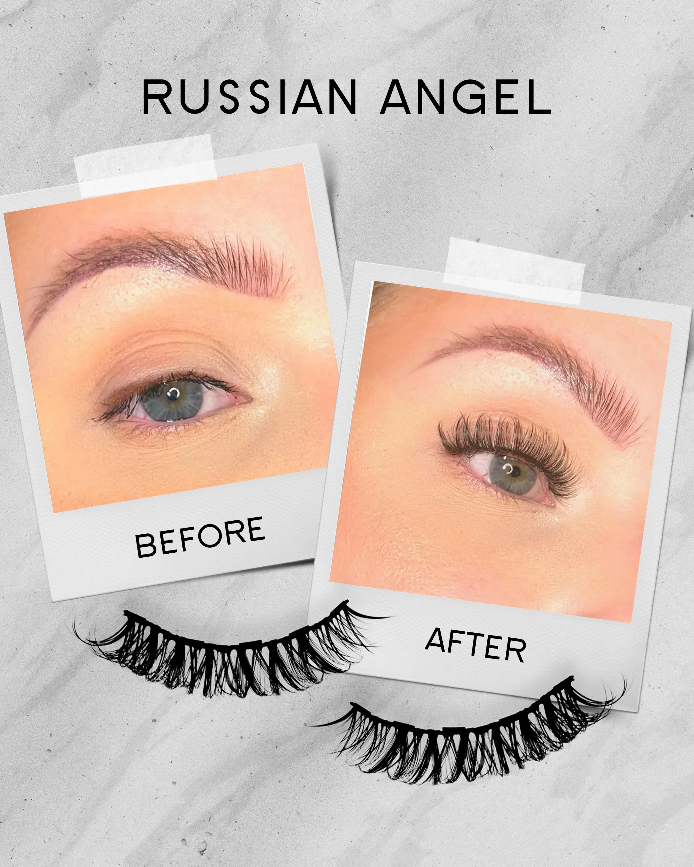 'Russian Angel' Deep Curl Magnetic Lash Extension Lashes