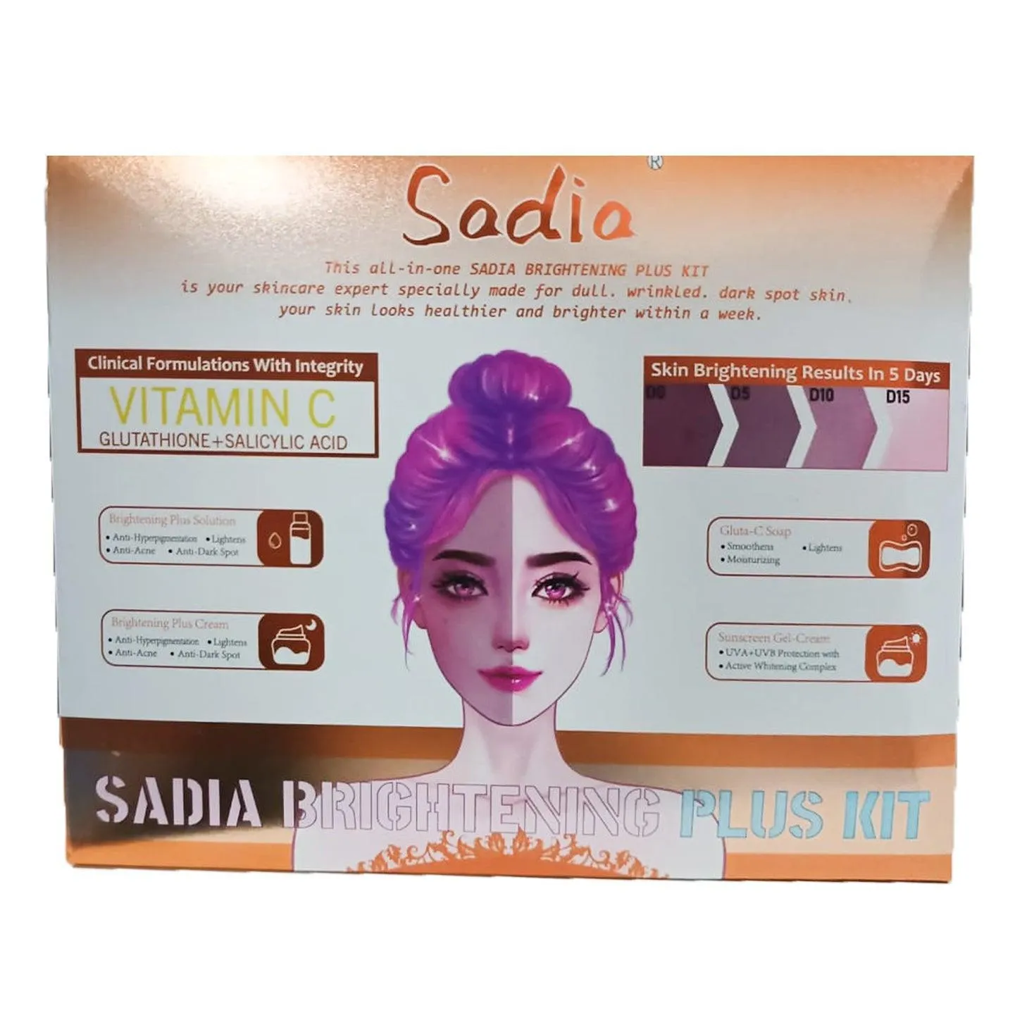Sadia Brightening Plus Kit