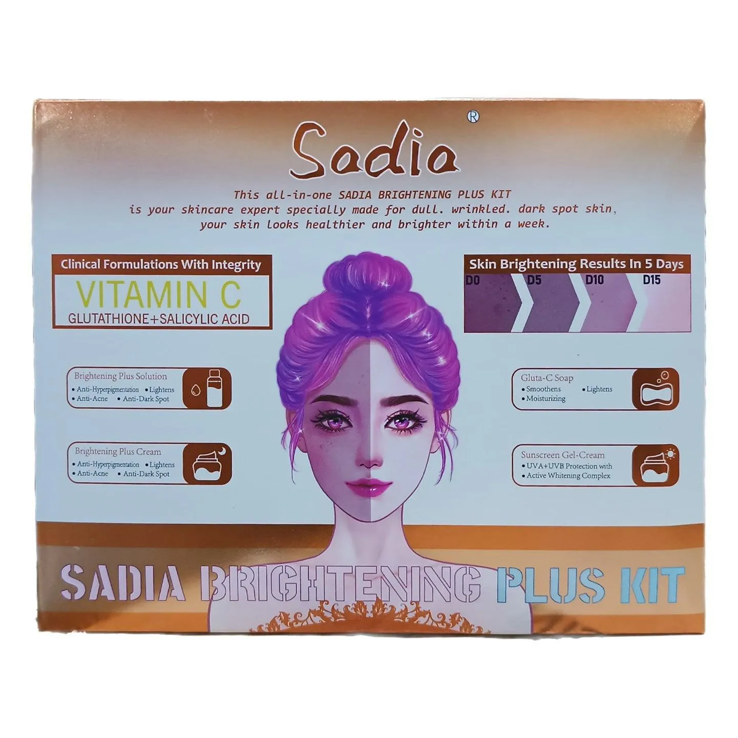 Sadia Brightening Plus Kit
