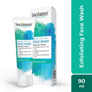 Saniderm Exfoliating Face Wash 90ml   Free Pimple Patch (Limited Stocks)