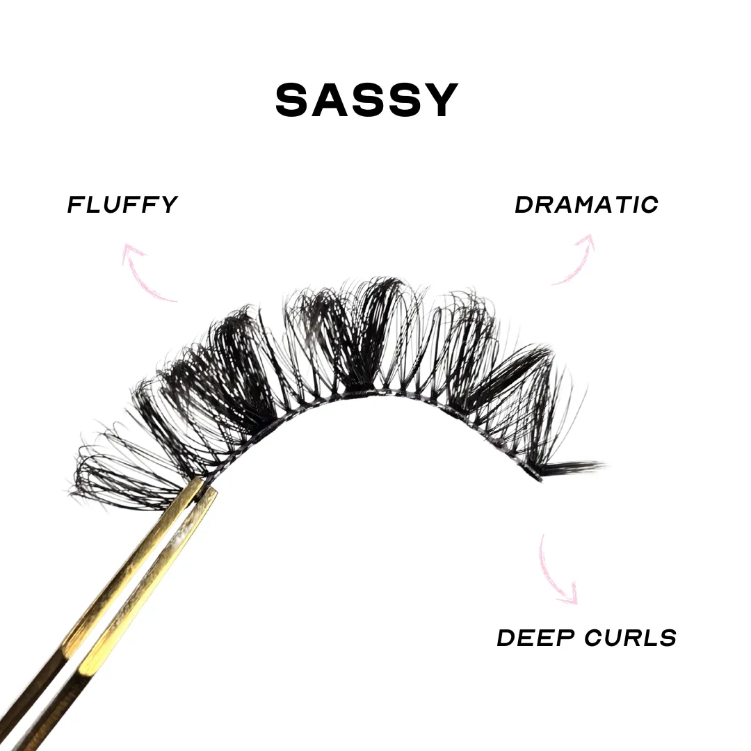 SASSY - Strip Lashes - Vegan False Eyelashes