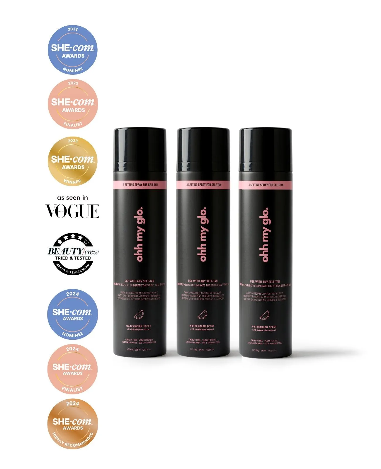 Self Tan Setting Spray - 3 Pack