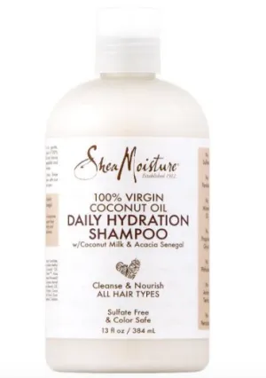 Shea Moisture 100% Virgin Coconut Oil Daily Hydration Shampoo 13 Oz