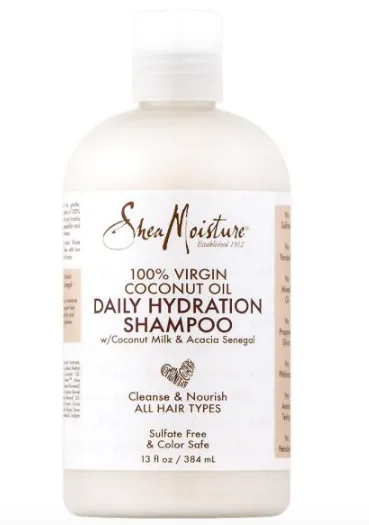 Shea Moisture 100% Virgin Coconut Oil Daily Hydration Shampoo 13 Oz