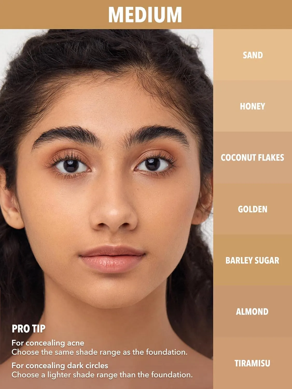SHEGLAM 12HR Full Coverage Concealer Matte Finish Concealer Stick for Under Eye and Dark Circles - Almond