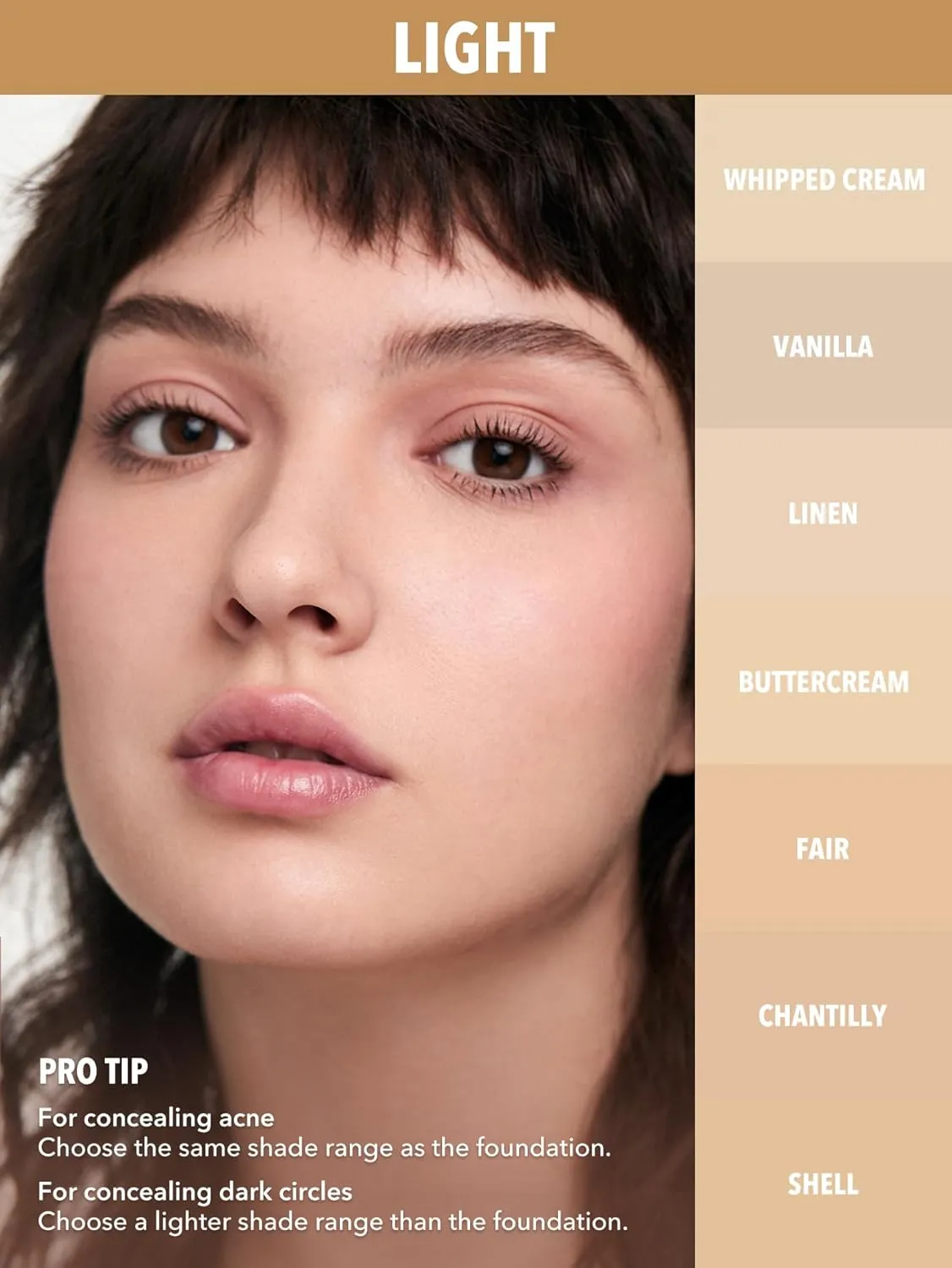 SHEGLAM 12HR Full Coverage Concealer Matte Finish Concealer Stick for Under Eye and Dark Circles - Fair