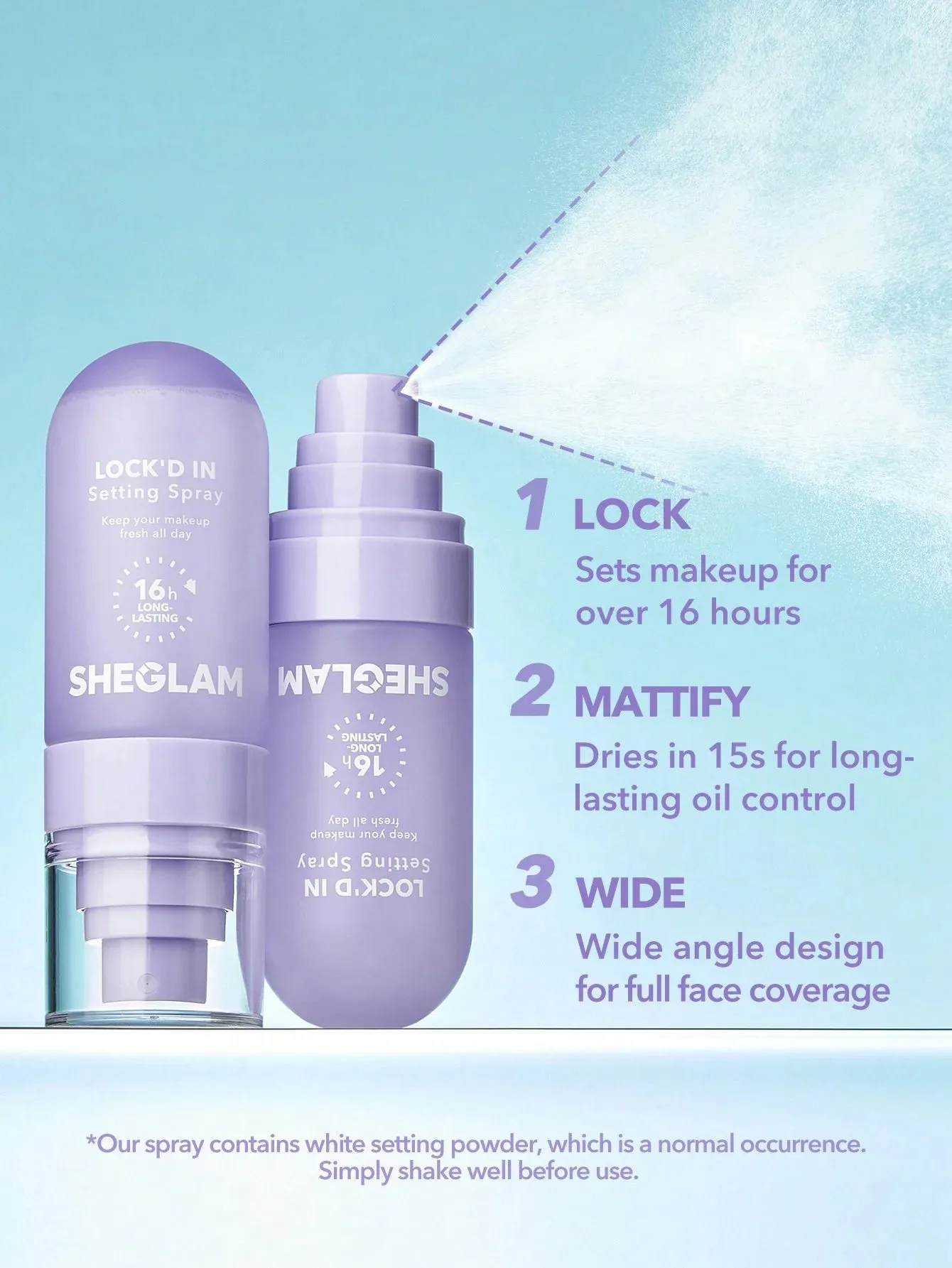 SHEGLAM LOCK'D IN SETTING SPRAY