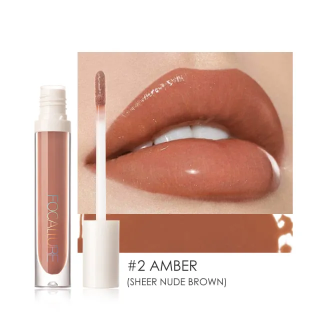 Shimmer High-Shine Glossy Non Sticky Lip Tint Nourish Lipcare Professional Long Stay Lipgloss