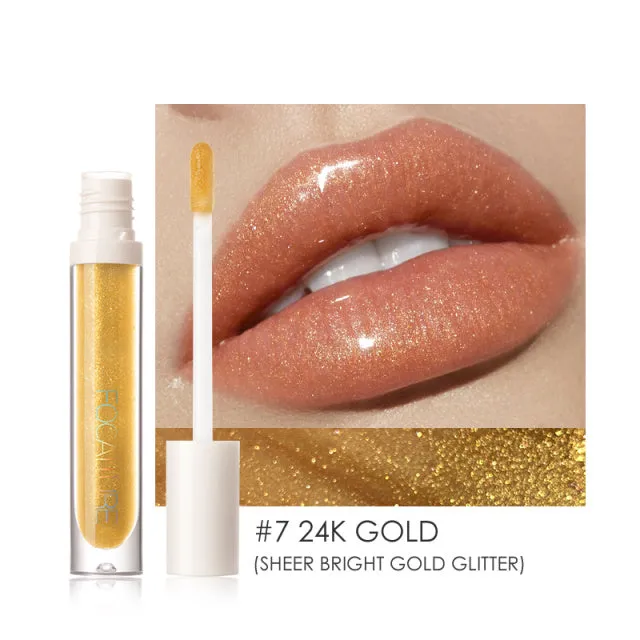 Shimmer High-Shine Glossy Non Sticky Lip Tint Nourish Lipcare Professional Long Stay Lipgloss