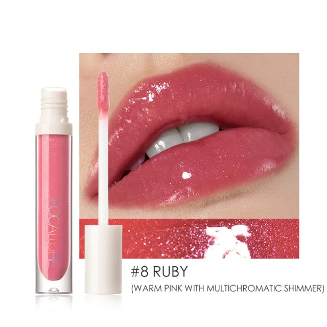 Shimmer High-Shine Glossy Non Sticky Lip Tint Nourish Lipcare Professional Long Stay Lipgloss