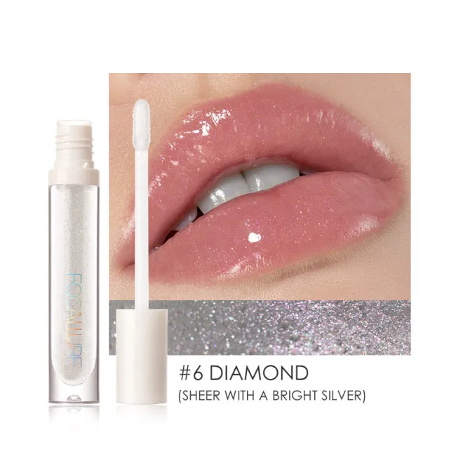 Shimmer High-Shine Glossy Non Sticky Lip Tint Nourish Lipcare Professional Long Stay Lipgloss