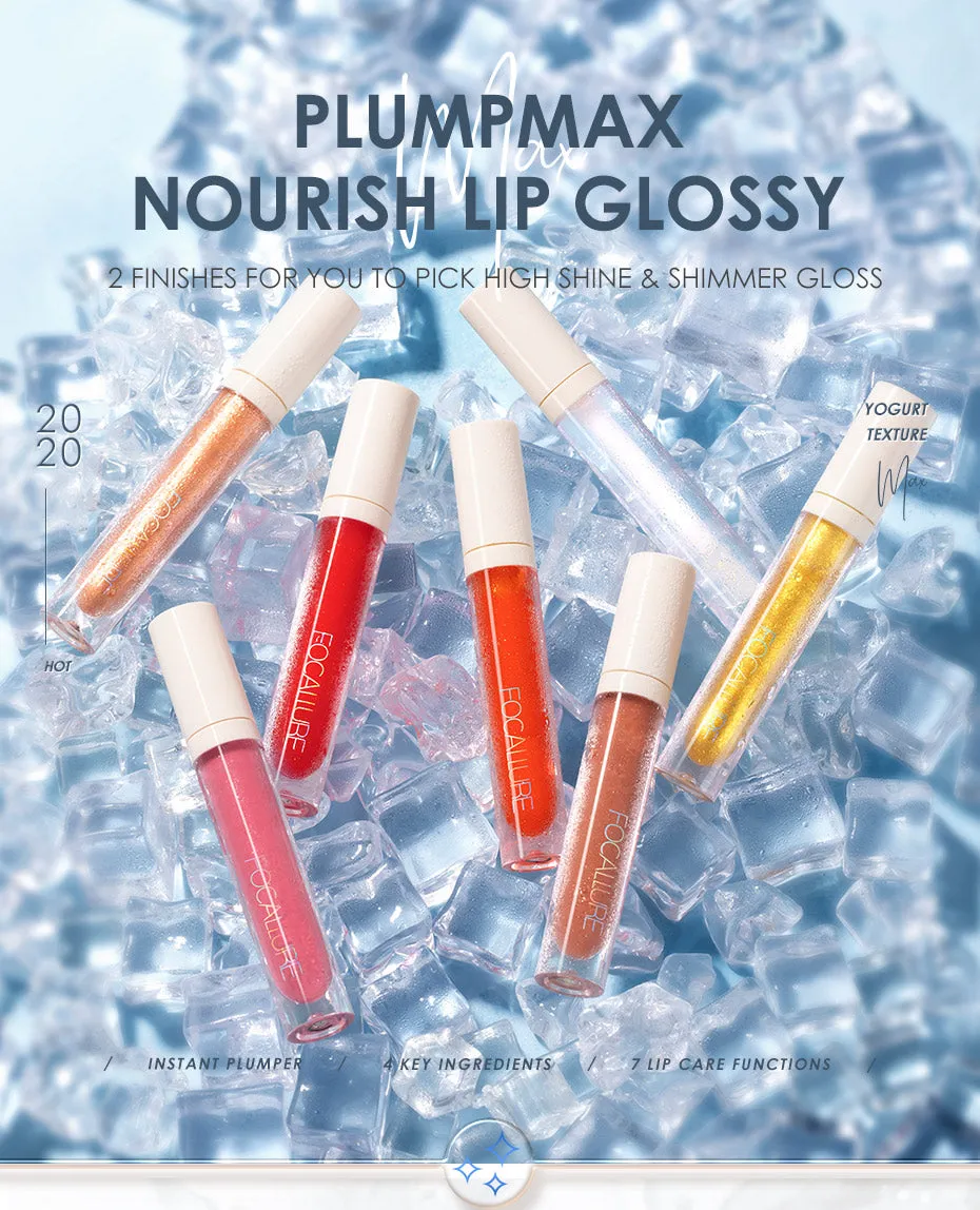 Shimmer High-Shine Glossy Non Sticky Lip Tint Nourish Lipcare Professional Long Stay Lipgloss