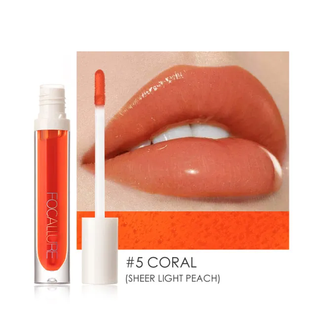 Shimmer High-Shine Glossy Non Sticky Lip Tint Nourish Lipcare Professional Long Stay Lipgloss