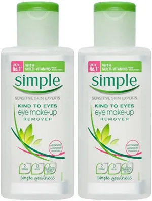 Simple Kind To Eyes Eye Makeup Remover, 4.2 Ounce (Pack of 2)