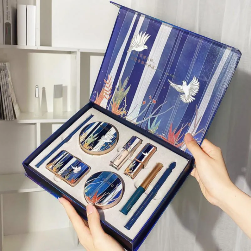 Sing Merrily Dance Gracefully Velvet Lipstick Makeup Set Gift Box