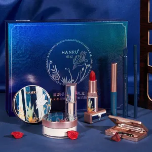 Sing Merrily Dance Gracefully Velvet Lipstick Makeup Set Gift Box