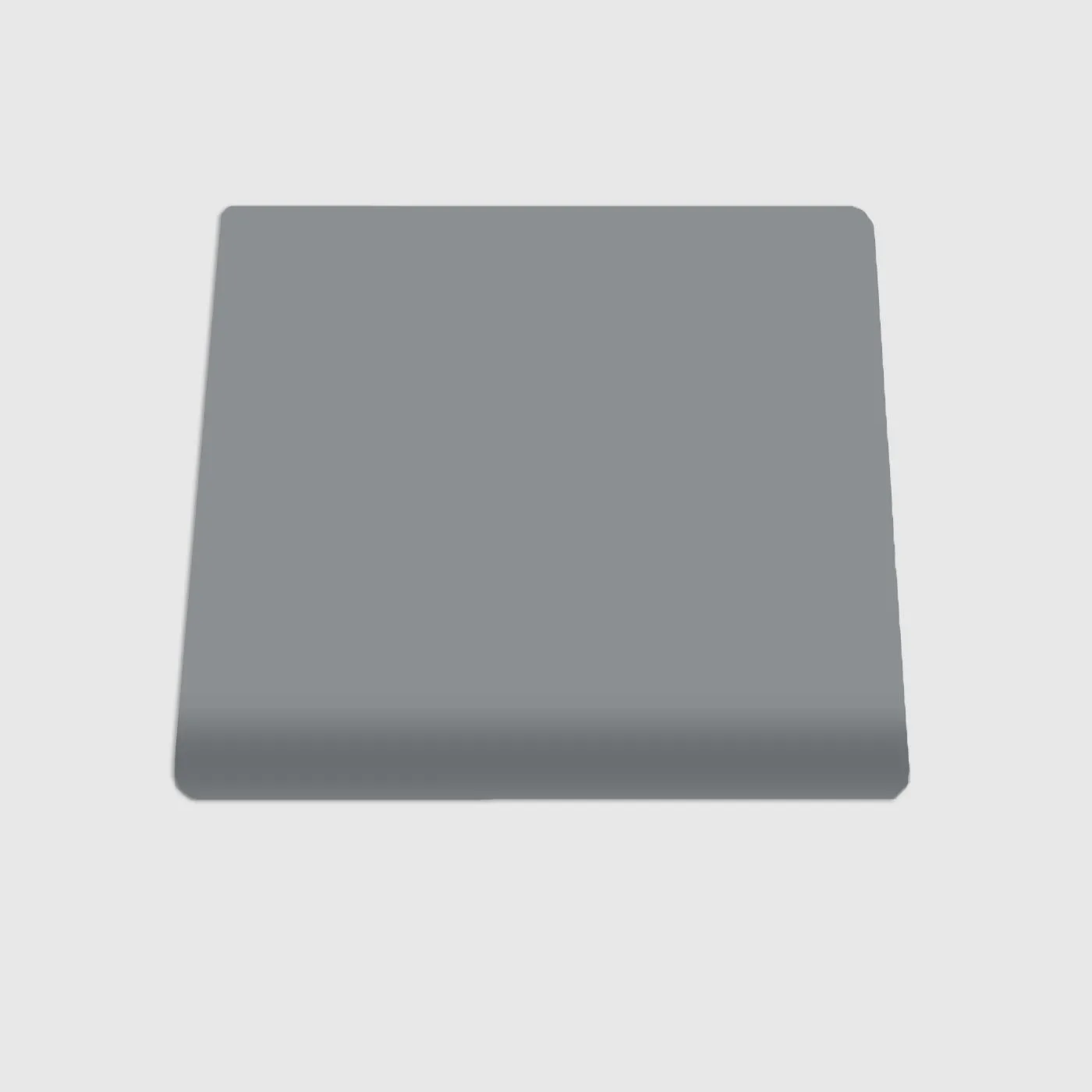 Single Bullnose Thistle Matte Tile 4"x4"