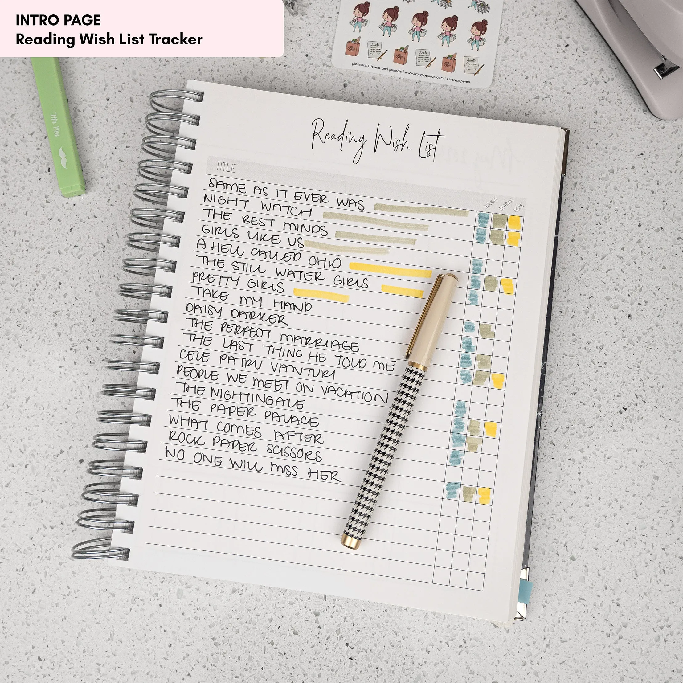 Spring Breeze | All-In-One Planner (Daily, Weekly & Monthly)