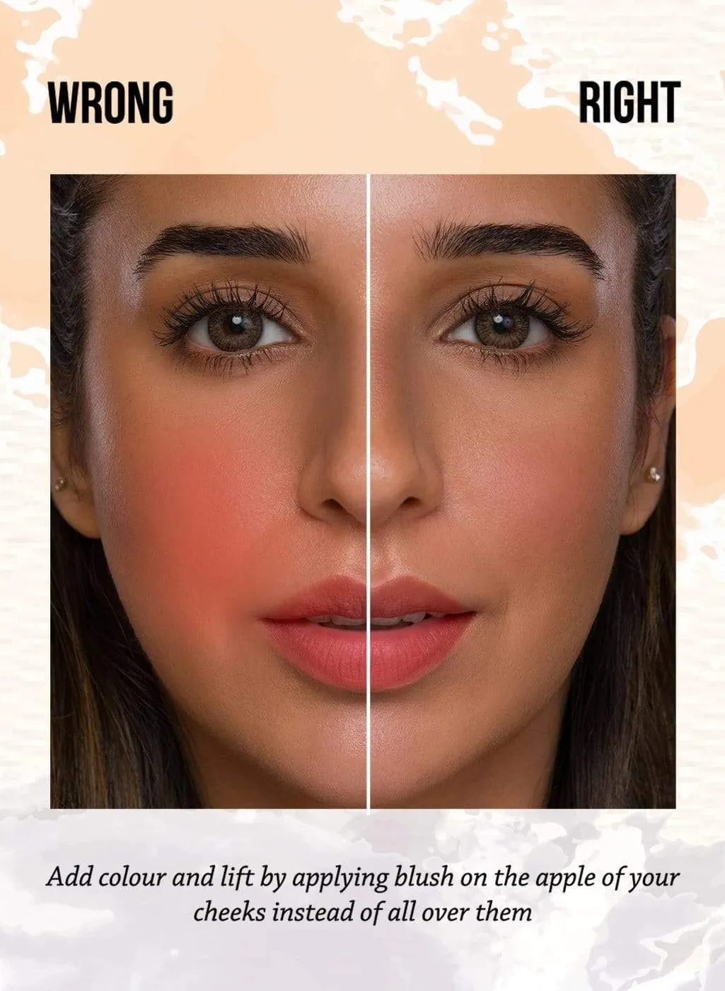 SUGAR Cosmetics Contour De Force Mini Blush - 04 Salmon Superstar (Warm Peach) Longlasting Formula, Lightweight