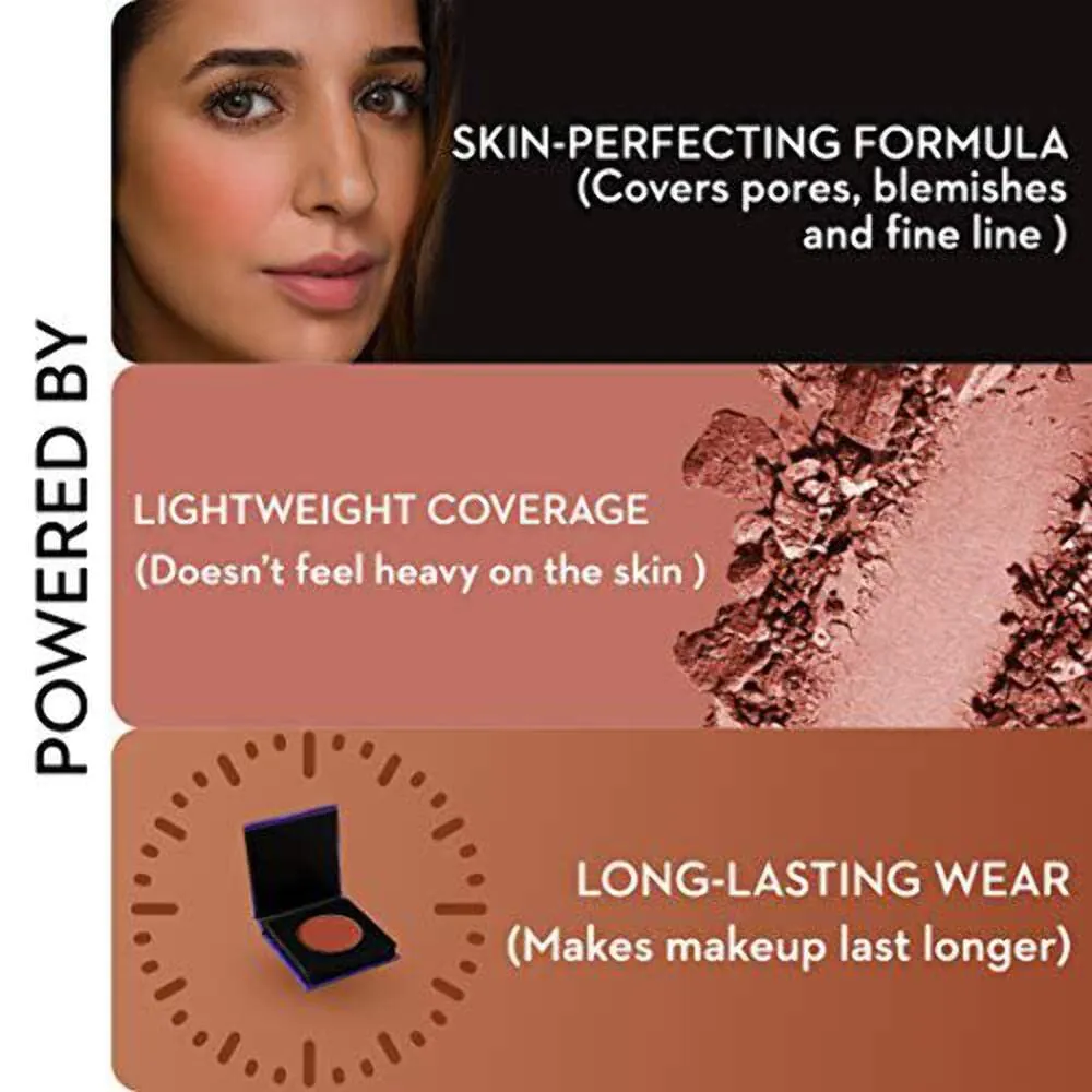 Sugar Cosmetics Contour De Force Mini Blush01 Peach Peak (Soft Peach Pink) Longlasting formula, Lightweight