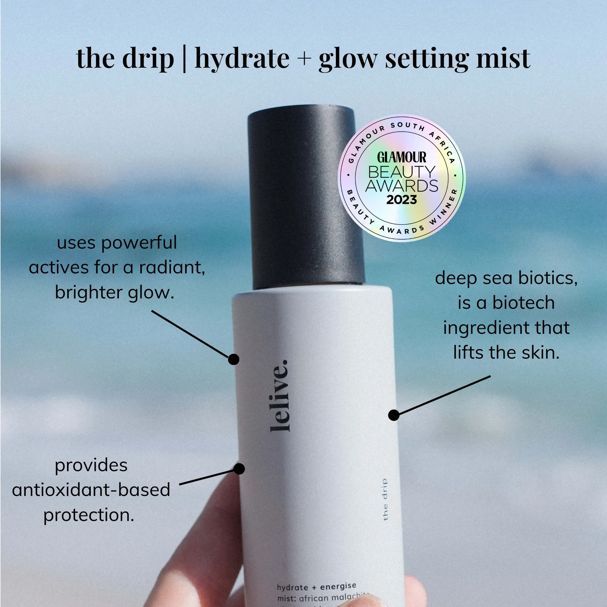 the drip | hydrate   glow setting mist
