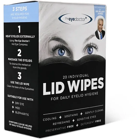 The Eye Doctor Lid Wipes 20 wipes