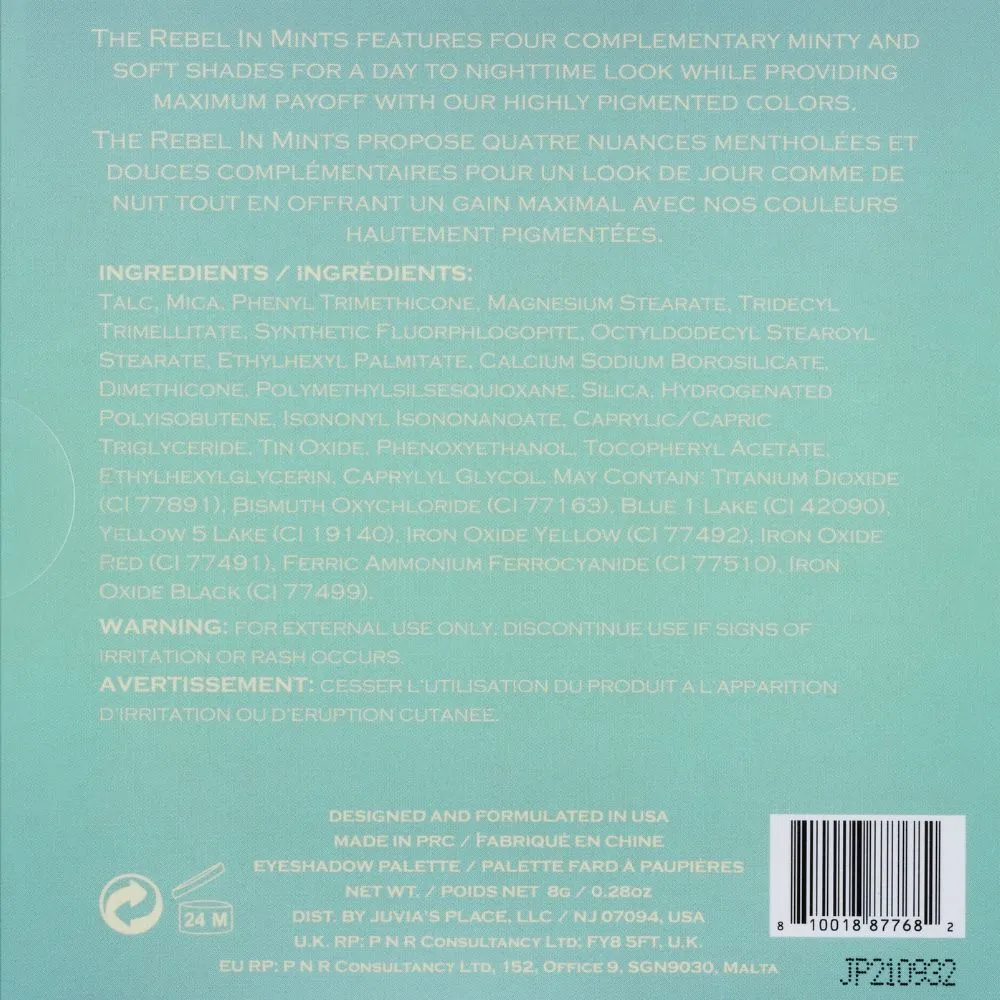 The Rebel Mint Palette