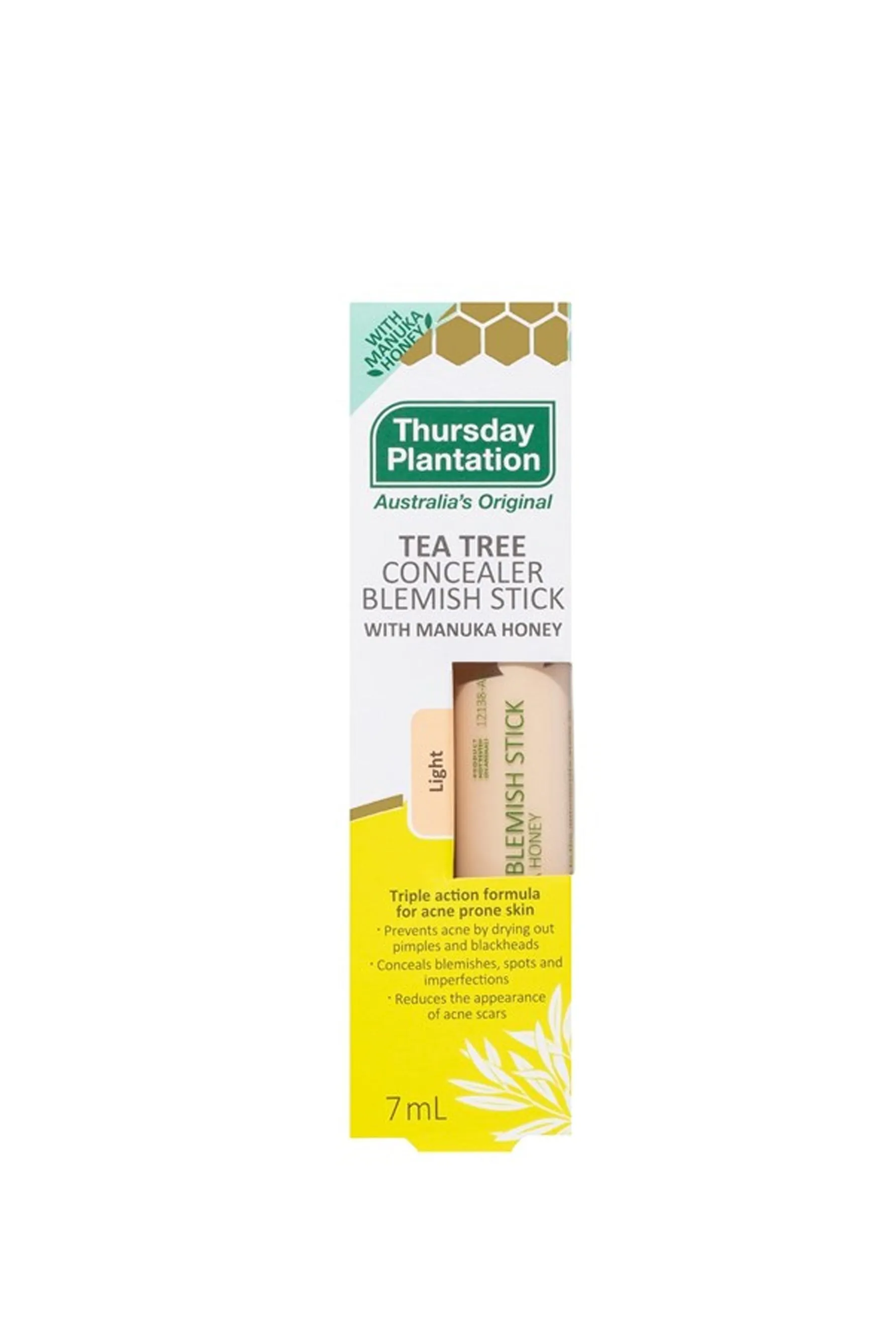 THURSDAY PLANTATION Tea Tree Concealer Blemish Stick Light 7ml