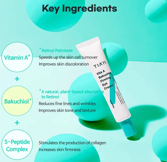 [TIAM] Vita A Bakuchiol Firming Eye Cream 30ml