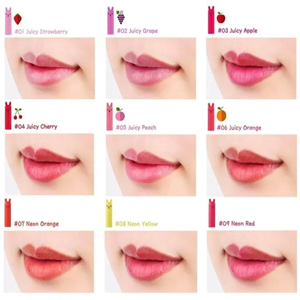 TONYMOLY Petite Bunny Gloss Bar Lipstick Type Lip Gloss احمر شفاه كلوسي لامع