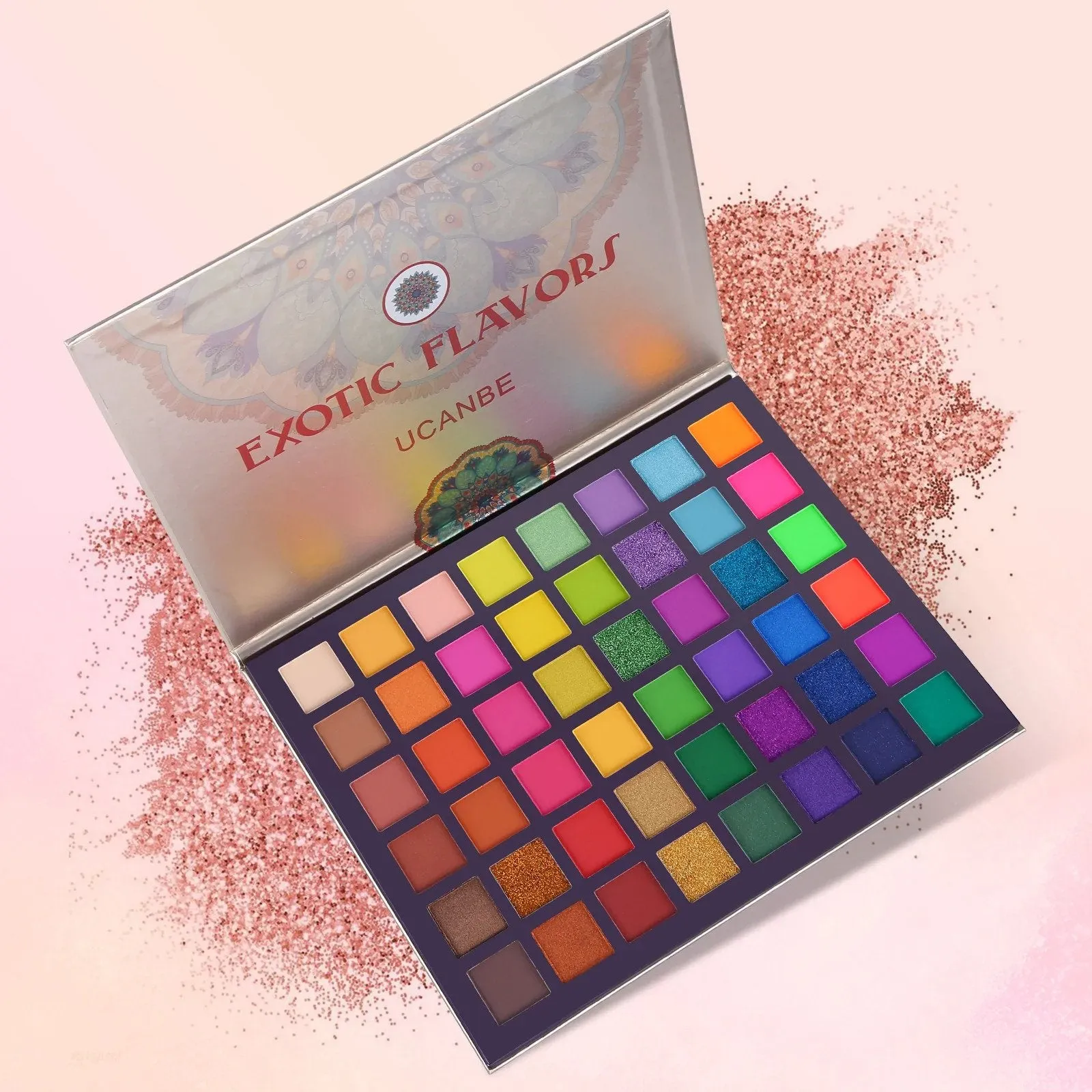 Ucanbe Exotic 48 Colors Eyeshadow Palette