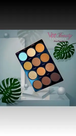Vee Beauty 12 in 1 Powder Palette