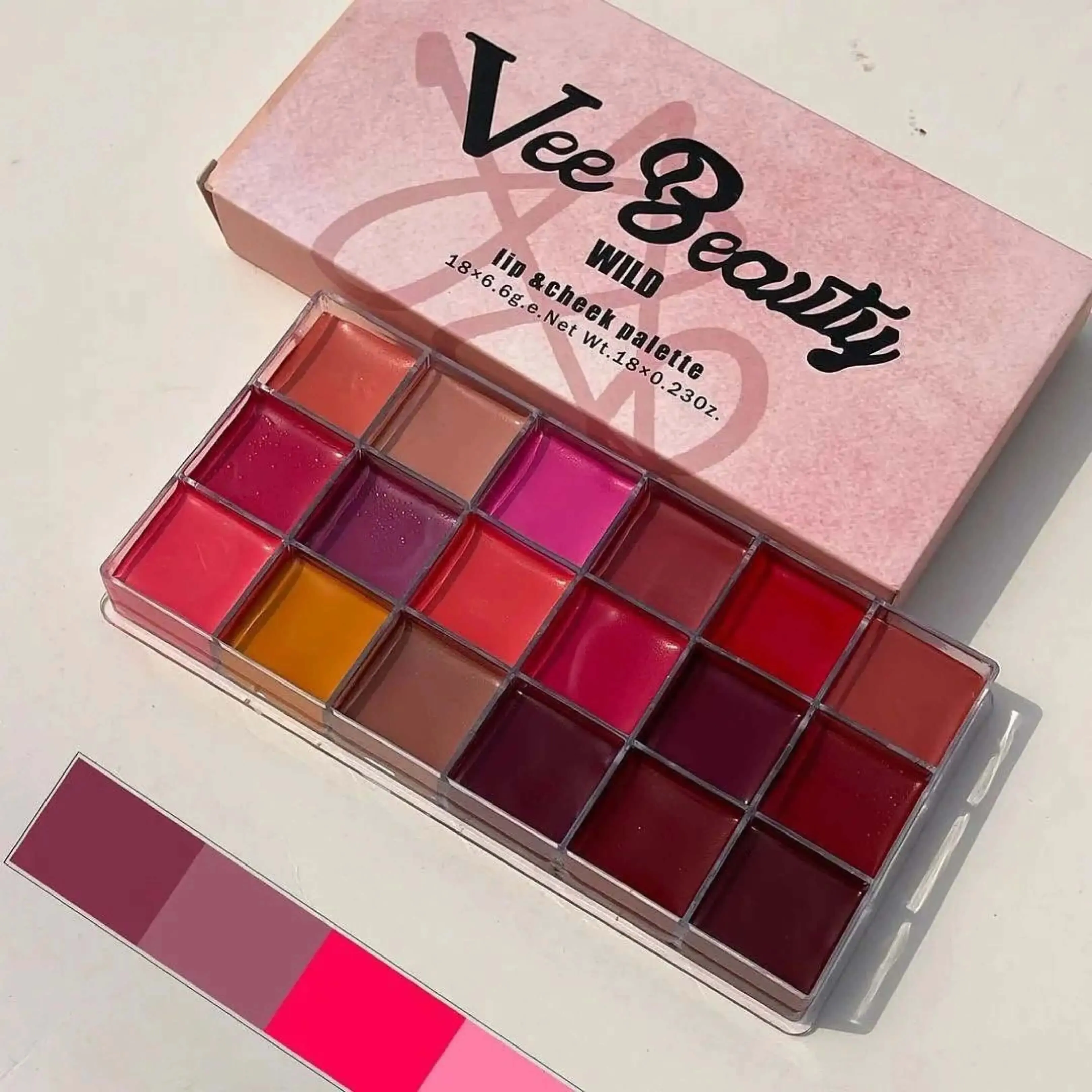 Vee Beauty Lip and Cheek Palette