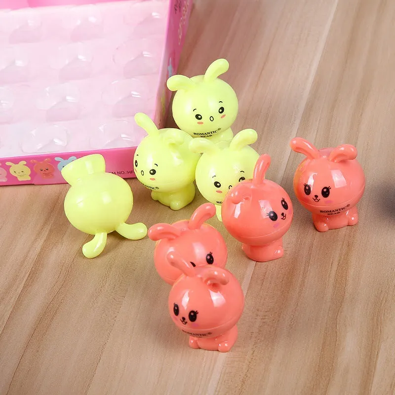 Wholesale 24PCS/PACK Plastic Rabbit Ball Lipstick