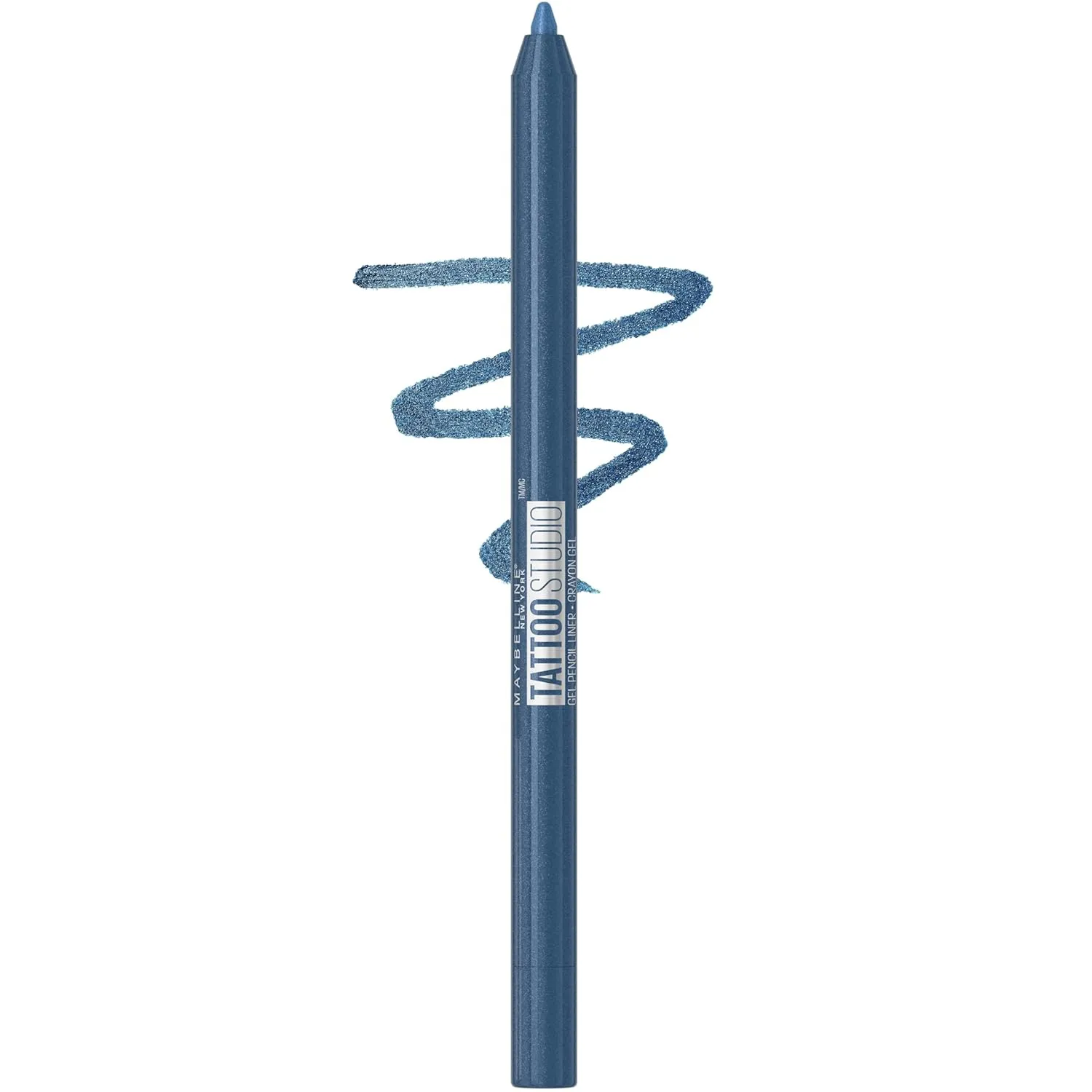 WHOLESALE MAYBELLINE TATTOOSTUDIO SHARPENABLE GEL PENCIL WATERPROOF EYELINER 0.04 OZ - NAVY BLING 816 - 72 PIECE LOT