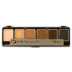 Wolfe FX Face Paint - Small 6  Color Skinz Palette