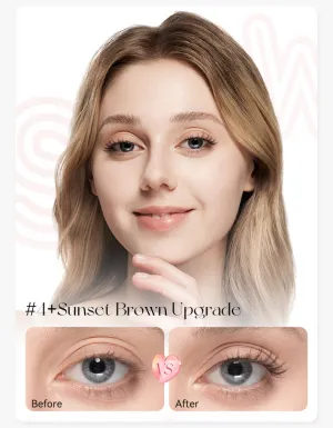 WOSADO® NO.4  Sunset Brown Plus Soft Magnetic Eyelashes – Upgraded All-in-One Box