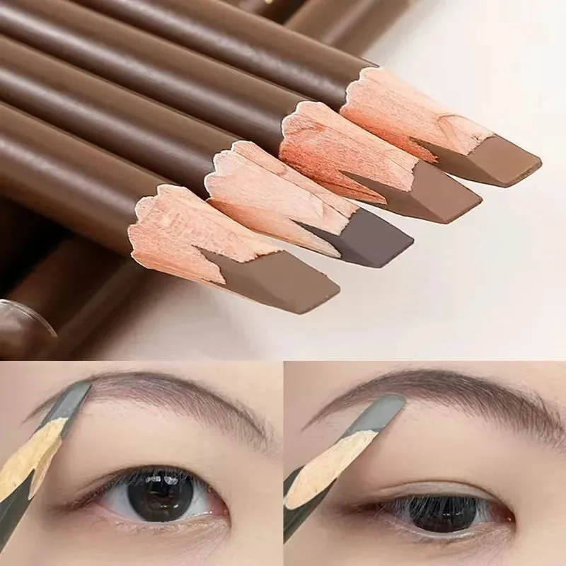 Yeknu Microblading Eyebrow Pencil Eyebrows Makeup Professional Waterproof Natural Eyebrow Pen Tattoo Enhancer Korea Makeup Cosmetics